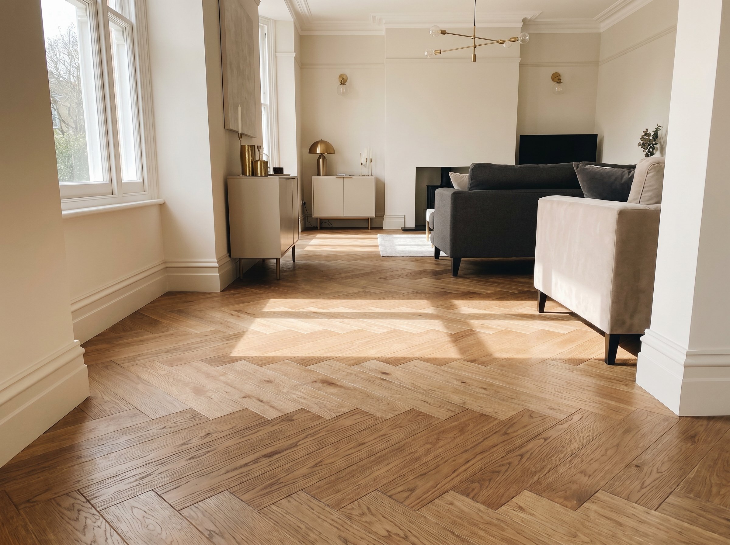 Engineered wood flooring