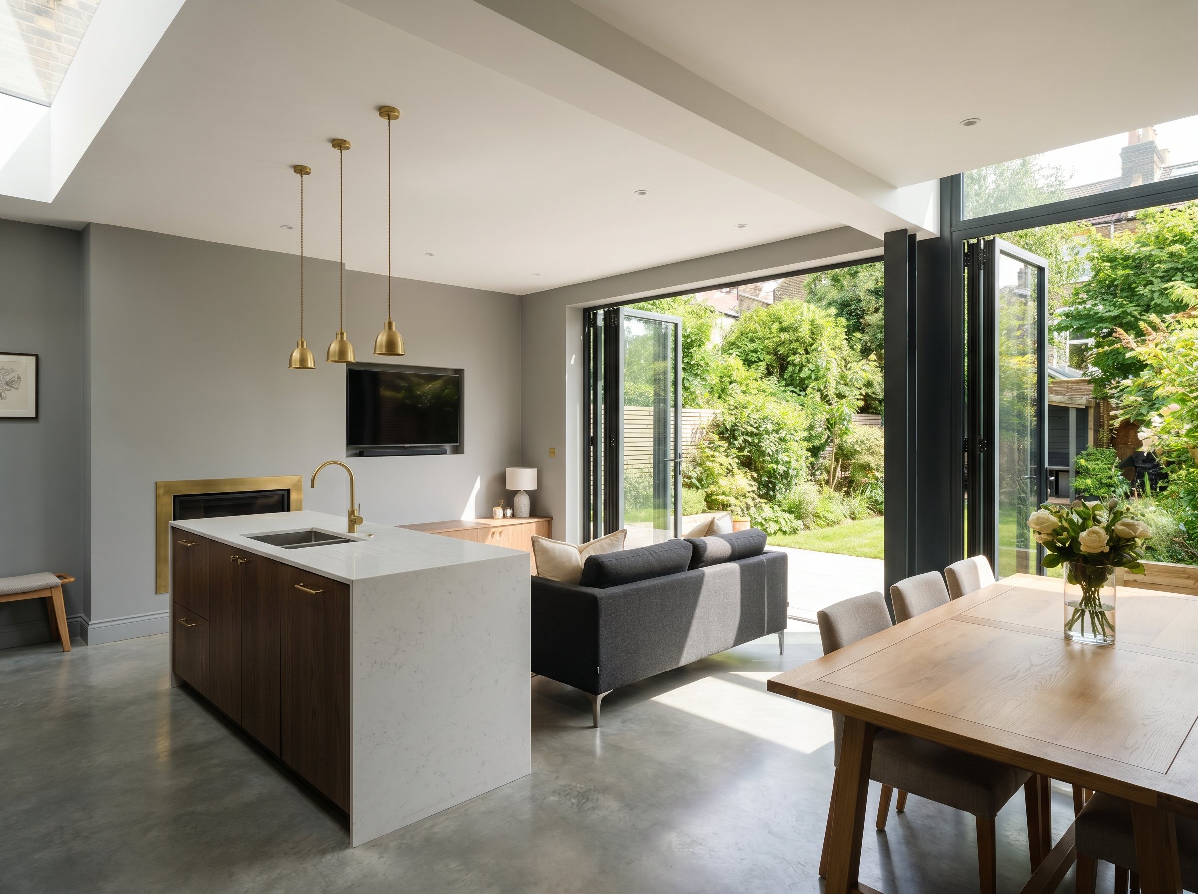 Rear house extension interior